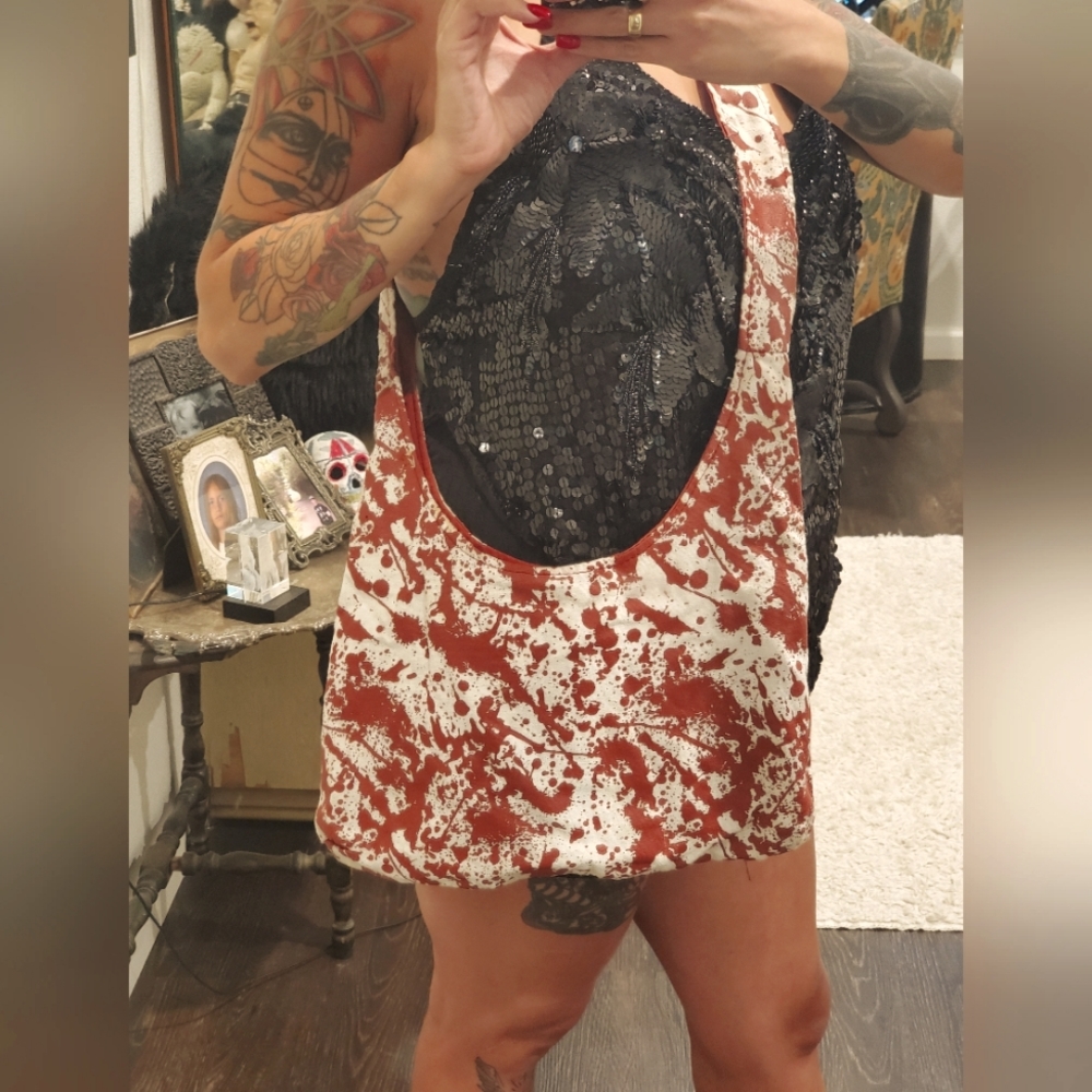 Blood Splatter Cross Body Bag